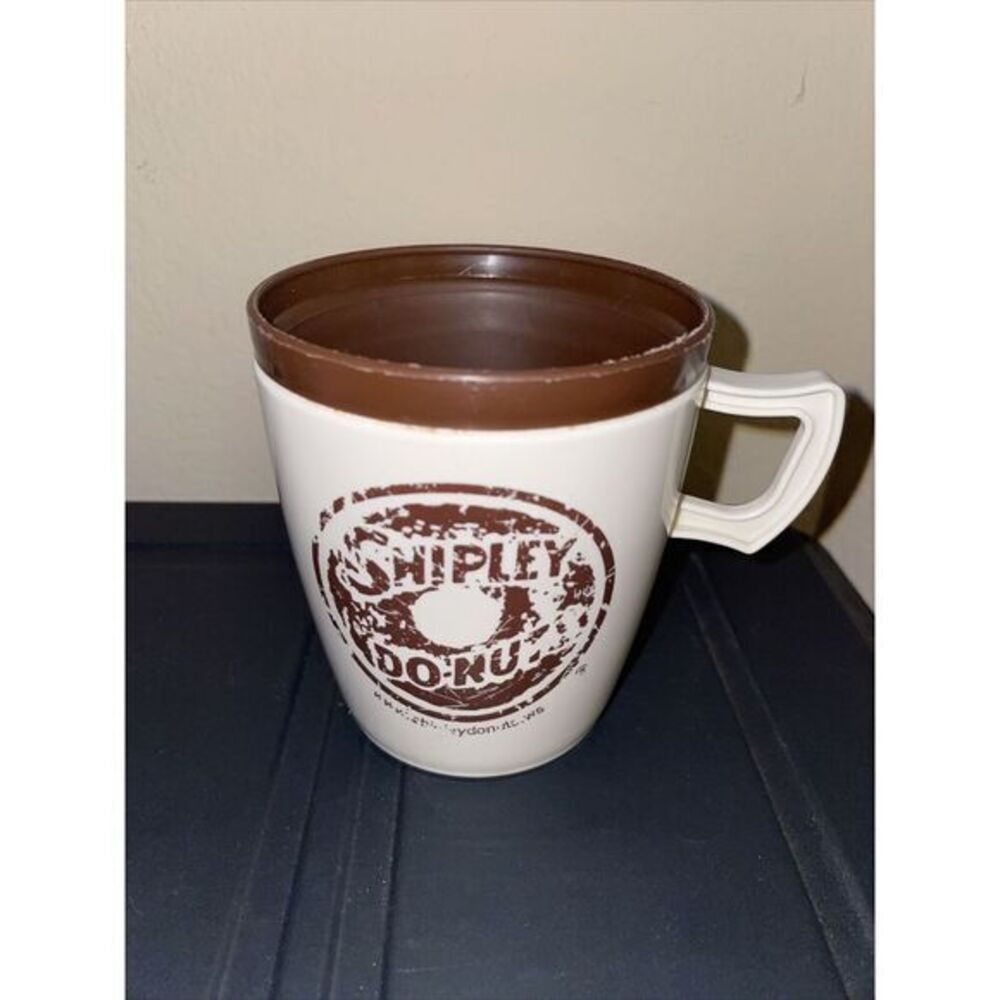 VINTAGE 1980s Shipley Donuts Cup No Lid Alladin Ware